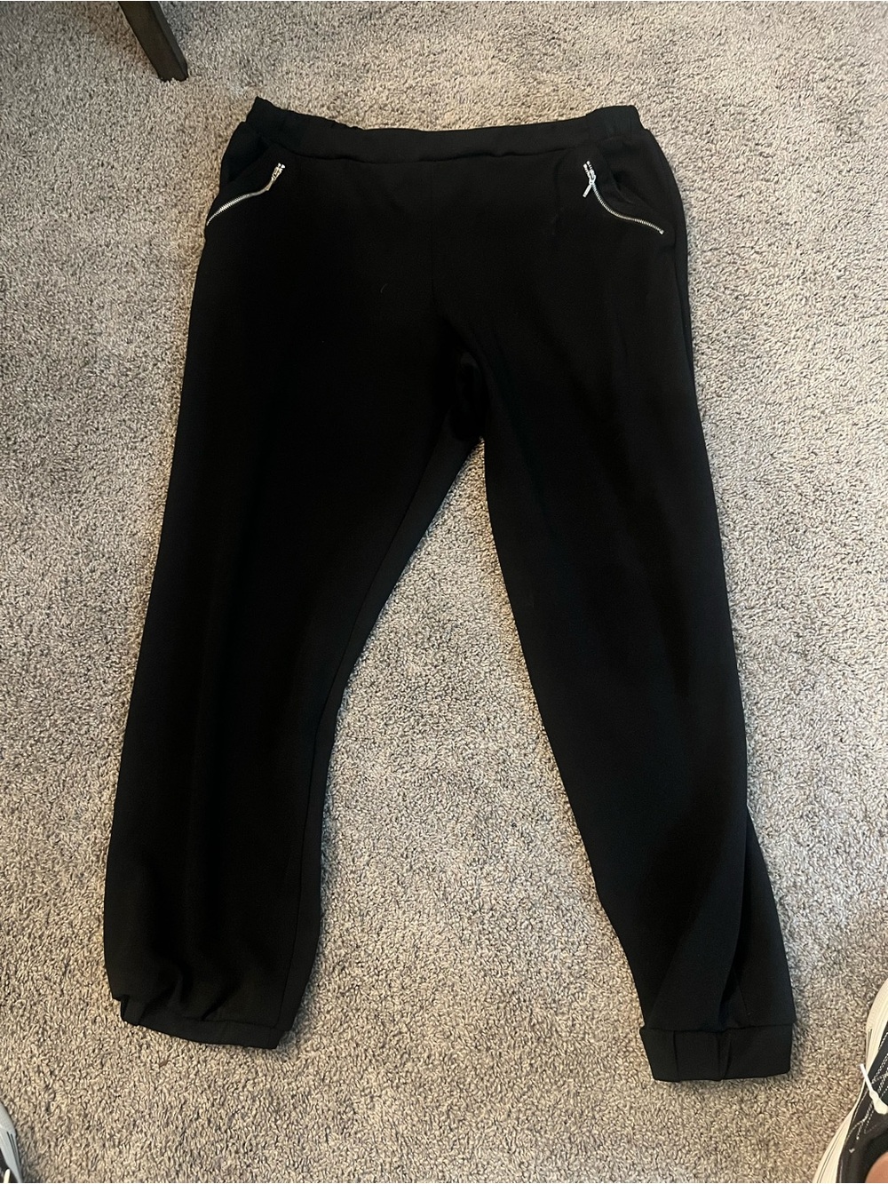 Maurice’s Black Zip Pocket Jogger Pants